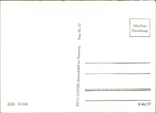 Schmiedefeld (Rennsteig) Ferienheim Geschwister Scholl der IHK DDR Ansicht 1977