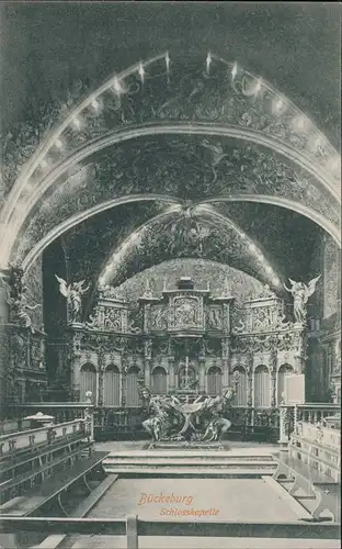 Ansichtskarte Bückeburg Fürstliches Schloss Kapelle Schlosskapelle 1905