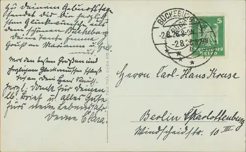 Bückeburg Fürstliches Schloss Portal zum Schloßhof Echtfoto-AK 1926