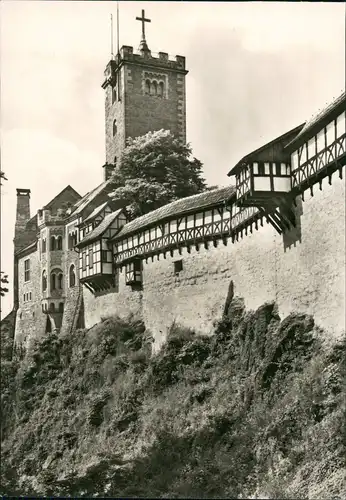 Ansichtskarte Eisenach Wartburg Burg Ansicht von Osten 1972/1971