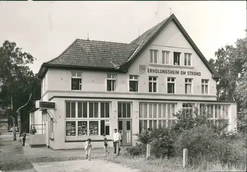 Ansichtskarte Boltenhagen FDGB-Erholungsheim am Strand 1983