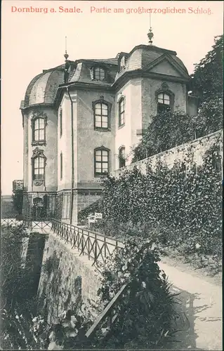 Dornburg-Dornburg-Camburg Partie am großherzoglichen Schloß (Castle) 1910
