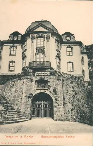 Dornburg-Camburg Dornburger Schloss Grossherzogliches Schloß (Castle) 1905