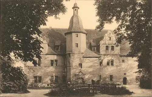 Dornburg-Dornburg-Camburg Dornburger Schloss Goethe-Schloß Schlossgebäude 1910