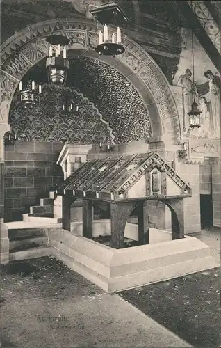 Ansichtskarte Karlsruhe Kirchen Innenansicht 1910