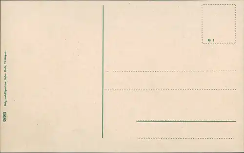 Ansichtskarte Tübingen von Westen - Straßenpartie 1917
