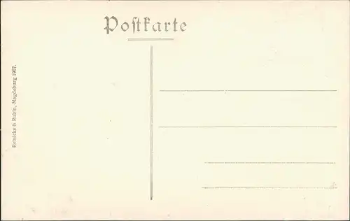 Ansichtskarte Reutlingen Garten-Tor - belebt 1912