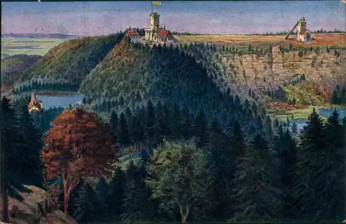 Ansichtskarte .Baden-Württemberg Hornisgrinde (Berg) - Anlagen 1912