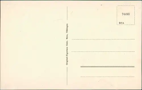 Ansichtskarte Reutlingen Partie am Tübingertor - Geschäfte 1922