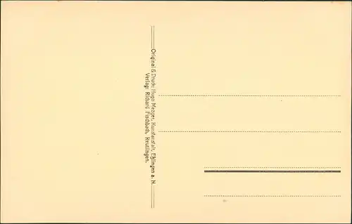 Ansichtskarte Reutlingen Partie an der Echatz 1913