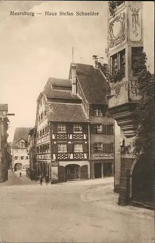 Ansichtskarte Meersburg Haus Stefan Schneider - Geschäft 1913