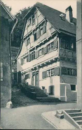 Ansichtskarte Biberach an der Riß Altes Haus am Weberberg 1911