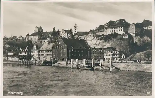 Ansichtskarte Meersburg Stadt, Anleger - Fotokarte 1928