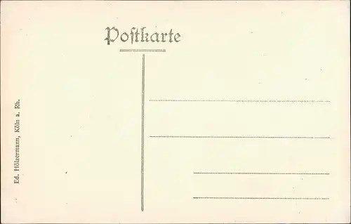 Ansichtskarte Köln Rathaus Portal 1909