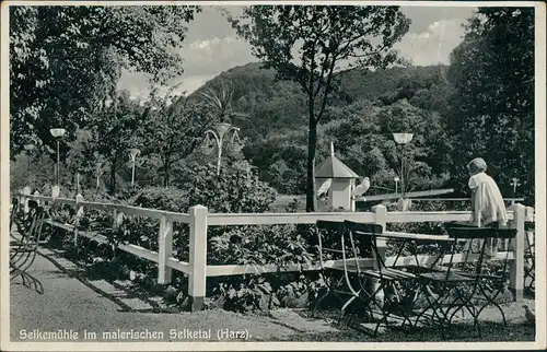 Ansichtskarte Ballenstedt (Harz) Selkemühle - Restauration 1939