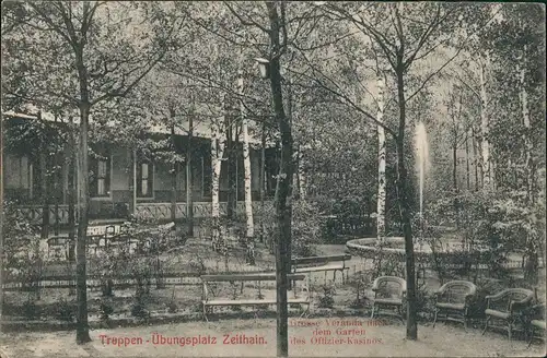Ansichtskarte Zeithain Truppenübungsplatz Offizierkasino 1909