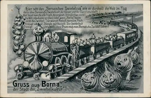 Ansichtskarte Borna Bornaischer Zwiebelzug 1940