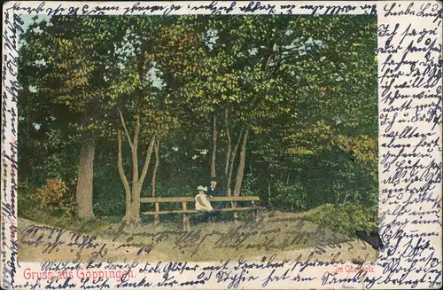 Ansichtskarte Göppingen Im Oberholz 1904