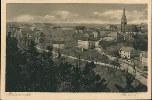 Ansichtskarte Mohorn-Wilsdruff Straßenpartien 1928