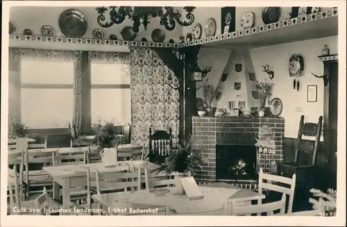 Königstein (Taunus) Cafe zum fröhlichen Landmann Erbhof Rettershof Stube 1939