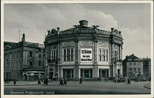 Ansichtskarte Leipzig 75 Jahre Großgaststätte Panorama 1939