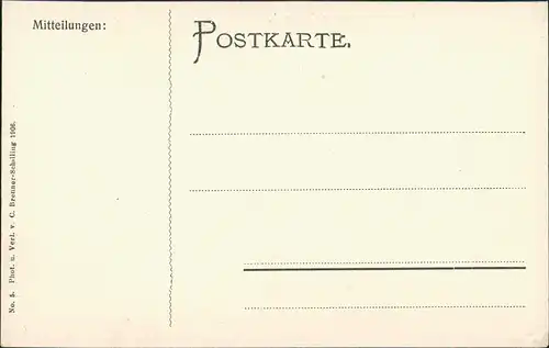 Ansichtskarte Heilbronn Rathaus - großer Ratssaal 1906