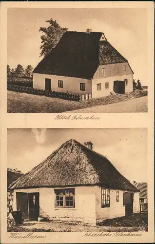 Ansichtskarte Wesselburen 2 Bild: Arbeiterkathe Blankenau 1917