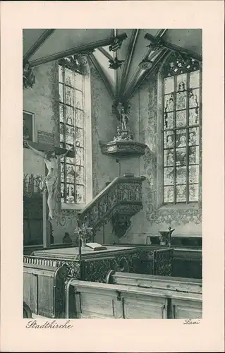 Ansichtskarte Freudenstadt Evangelische Stadtkirche Lazi-Postkarte 1920