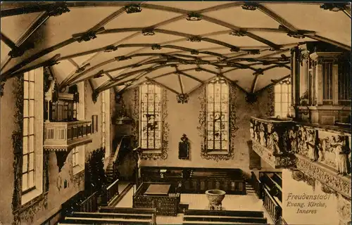 Freudenstadt Evangelische Stadtkirche Inneres Innenansicht Kirche 1910