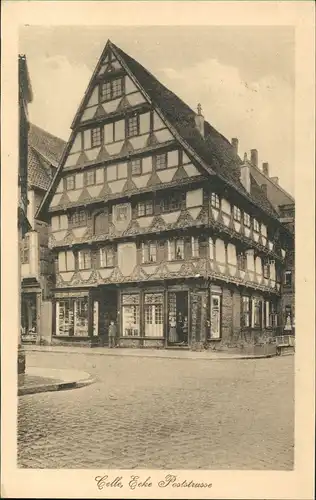 Ansichtskarte Celle Poststraße 1918