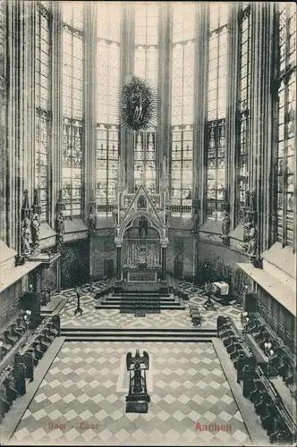 Ansichtskarte Aachen Aachener Dom - Innen 1909