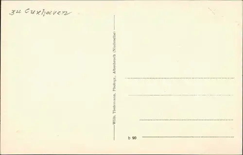 Ansichtskarte Lüdingworth-Cuxhaven Inneres der Kirche zu Lüdingworth 1910