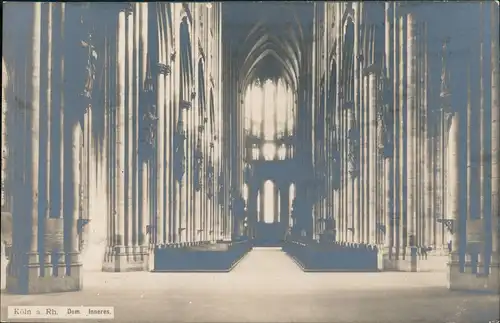 Ansichtskarte Köln Kölner Dom Inneres (Church Inside View) 1900