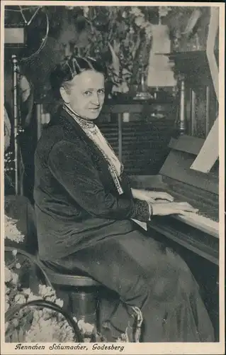 Ansichtskarte Bad Godesberg-Bonn "Aennchen" am Klavier 1932