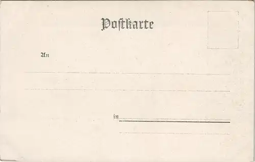 Ansichtskarte Koblenz Festung Ehrenbreitstein - Behelfsbrücke 1904 Goldrand