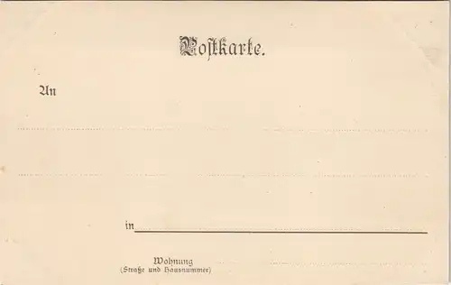 Ansichtskarte Flensburg Große Straße 1904