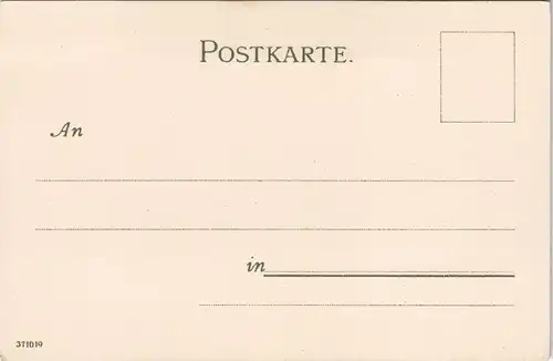 Ansichtskarte Nürnberg Künstlerkarte Toplerhaus - K. Mutter signiert 1908