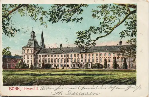 Ansichtskarte Bonn Universität 1905