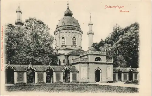 Ansichtskarte Schwetzingen Moschee Mosque La Mosquee 1900