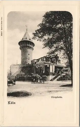 Ansichtskarte Köln Strassen Partie an der Ulrepforte 1900