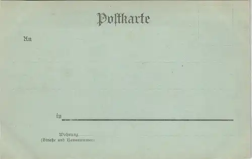 Ansichtskarte Calw Wohnhäuser Fluss Partie Brücke Mondschein-Karte 1900 Luna