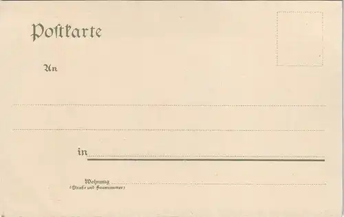 Ansichtskarte Ulm a. d. Donau An der Läute 1908