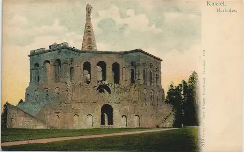 Ansichtskarte Bad Wilhelmshöhe-Kassel Cassel Herkules 1904