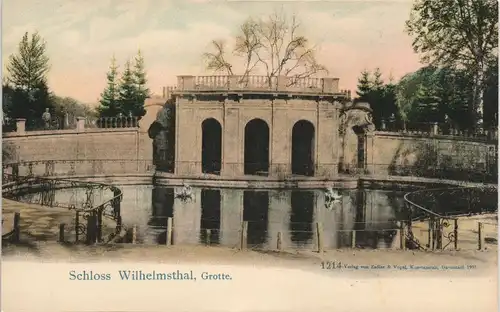 Ansichtskarte Kassel Cassel Schloss Wilhelmsthal - Grotte 1909