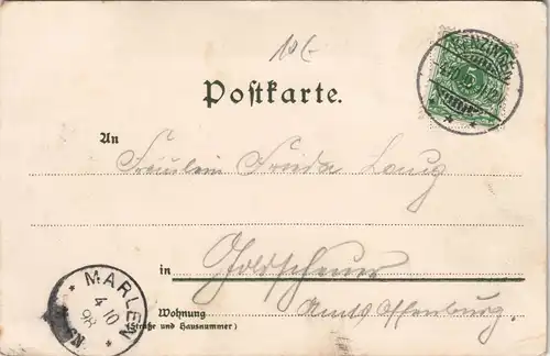 .Baden-Württemberg Gruss aus dem Schwarzwald, Gehöft Idylle, Künstler K. Mutter 1898