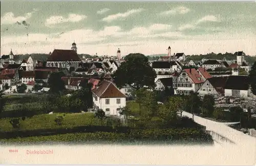 Ansichtskarte Dinkelsbühl Straßenpartie 1906