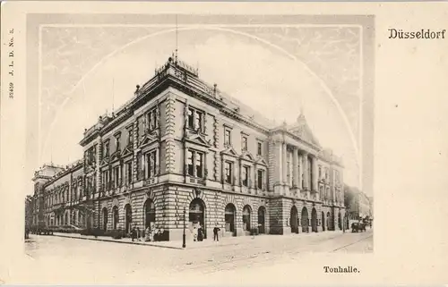 Ansichtskarte Düsseldorf Tonhalle 1908