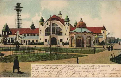 Düsseldorf Ausstellung Messe Handwerkskammer Gewerbe- Industrie-Ausstellung 1902