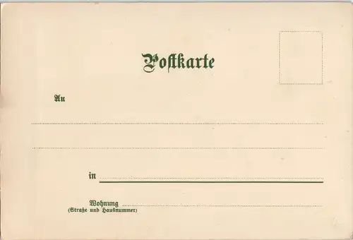 Bad Godesberg-Bonn Burg Drachenfels (Siebengebirge) - Künstlerkarte 1901