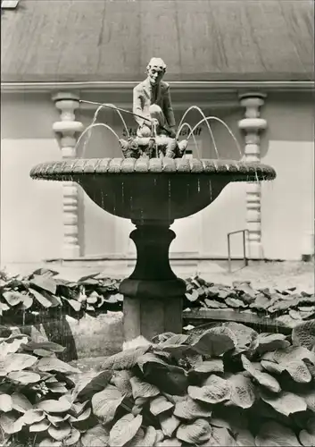 Brandenburg an der Havel Fritze Bollmann Brunnen Wasserspiele DDR AK 1981